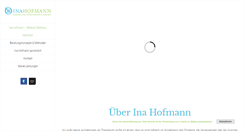 Desktop Screenshot of ina-hofmann.de